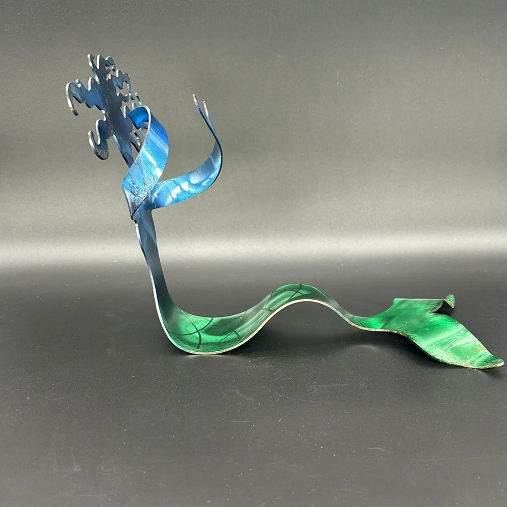 Hays Cash Metal Mermaid Wine Bottle Holder